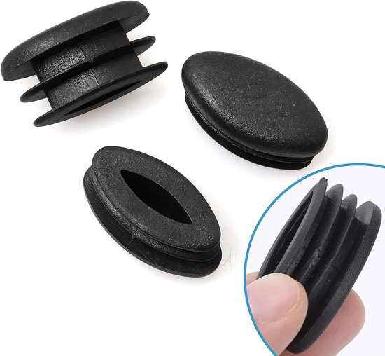 32 stuks ovale stoeldoppen, rubberen stoeldoppen voor stoelen, ovale voetkussens, stoelpootdoppen, 15 mm x 30 mm eindkappen voor buisinzetstukken, meubels — afbeelding 5