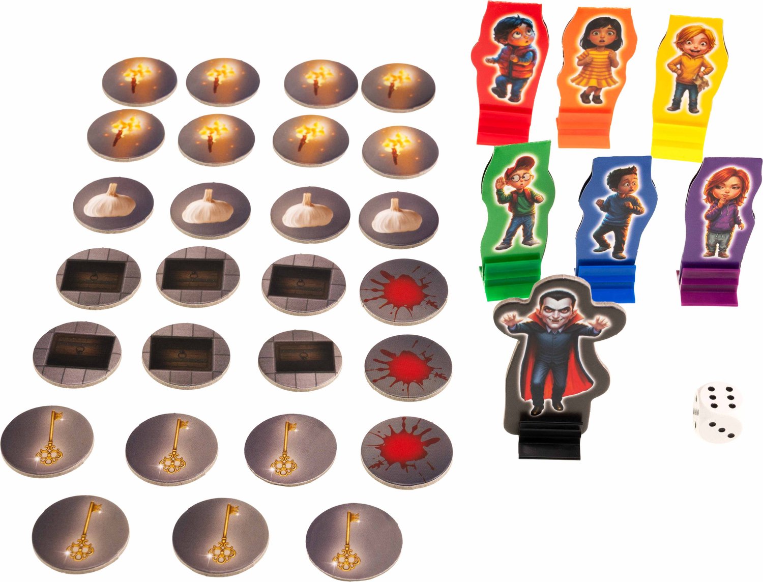 Tactic Vampire Hunt - Bordspel - Familiespel - Ontsnap uit het Kasteel van de Vampier - Strategisch Avonturenspel - Vermijd de Vampier(s) en Vind de Uitgang - Spannend Spel voor Kinderen en Families - 2 tot 6 Spelers - Vanaf 5 Jaar — afbeelding 17