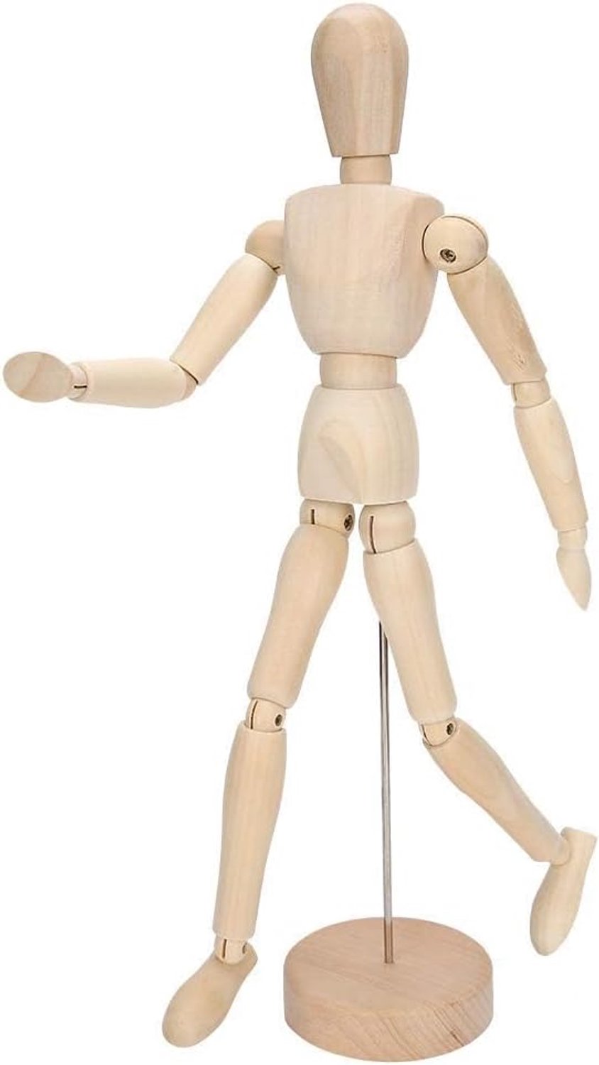 Houten Mannequin voor Tekenen en Schilderen, Anatomisch Figuurmodel, Geschikt voor Huisdecoratie en Kunstenaarsbenodigdheden