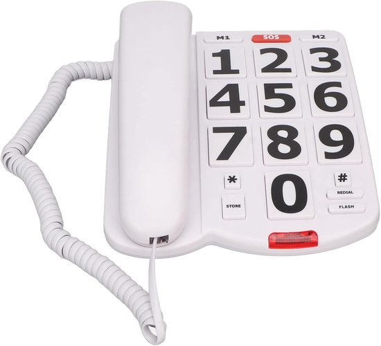 Lyrlody Grote Knop Telefoon, Grote Knoppen, Verstelbaar Volume — afbeelding 5