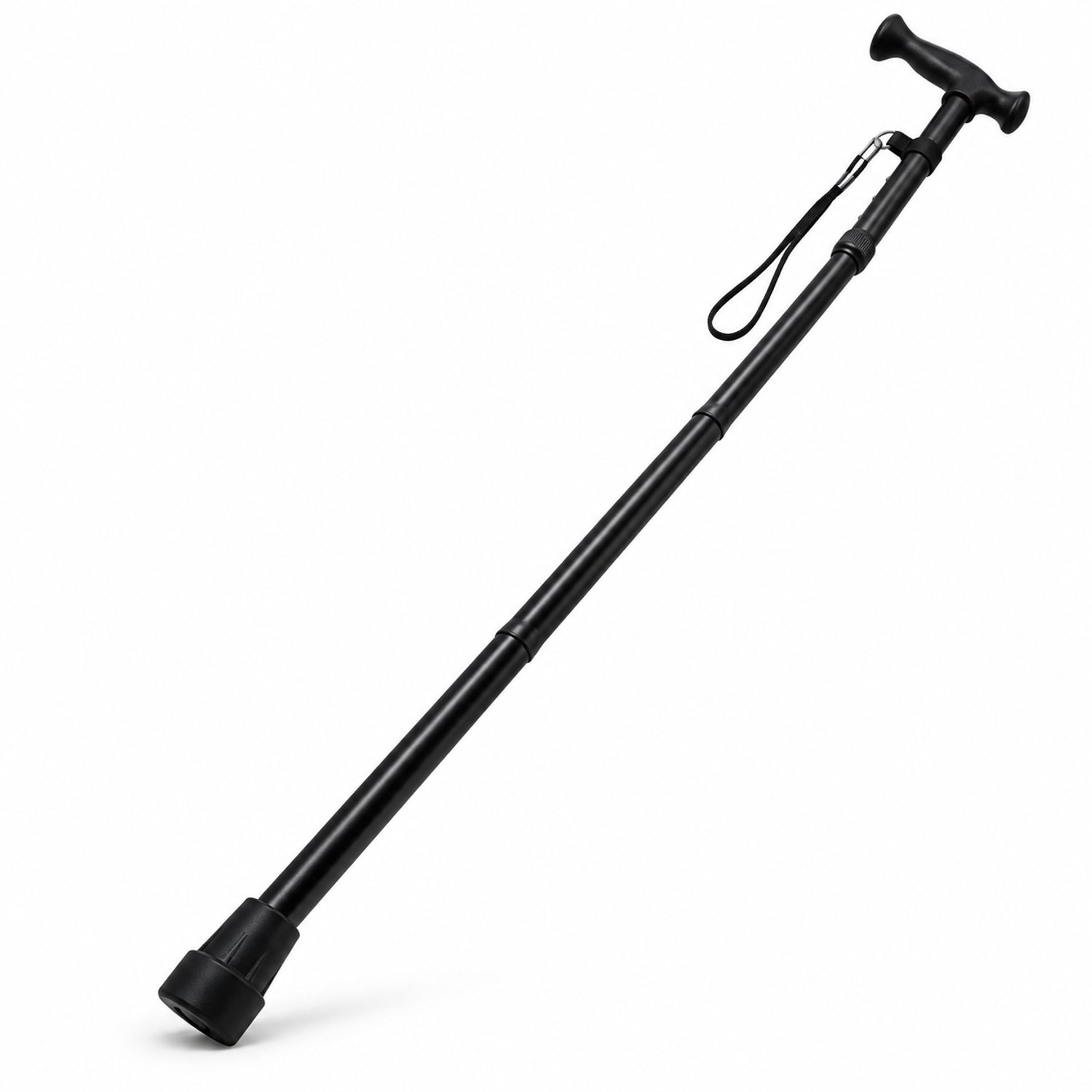 Opvouwbare Wandelstok - Verstelbaar 85-95 cm - Antislip Voet - Met Polsband