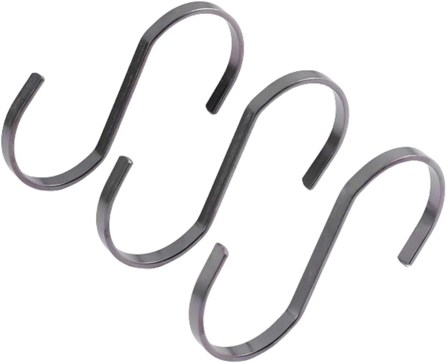 S-vormige haken 10,5 cm - zilverkleurig roestvrij staal - multifunctioneel - ideaal voor ruimtebesparing - ShopVlot