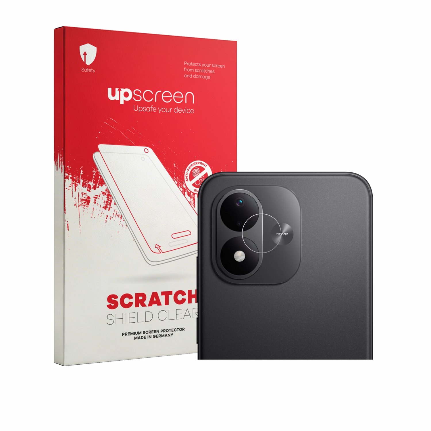 upscreen - Screenprotector voor Xiaomi Redmi Note 17 5G (ALLEEN Camera Lens) - Folie Beschermfolie transparant