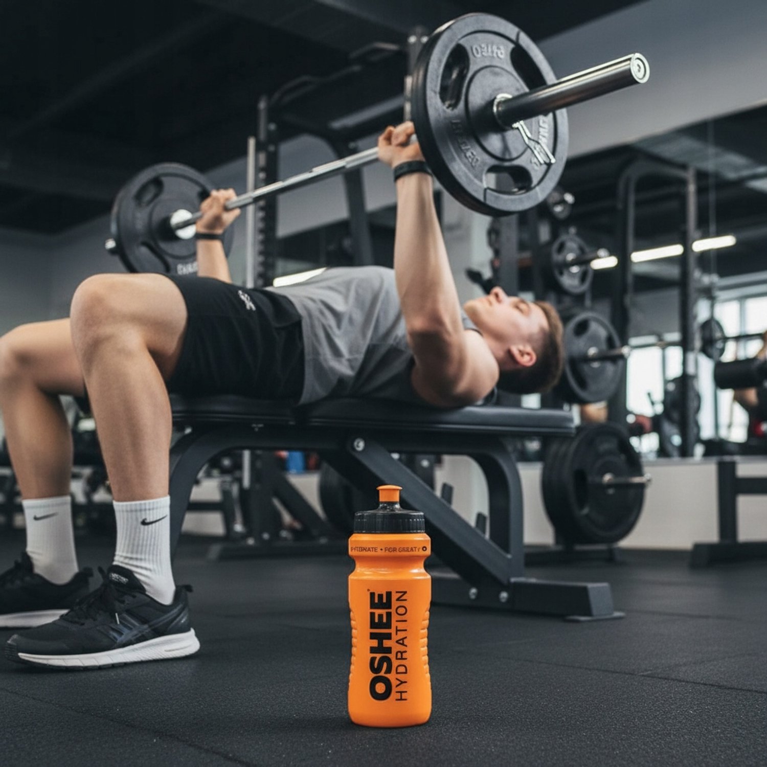 OSHEE Hydration Bidon Sportief Oranje 600ml BPA-vrij