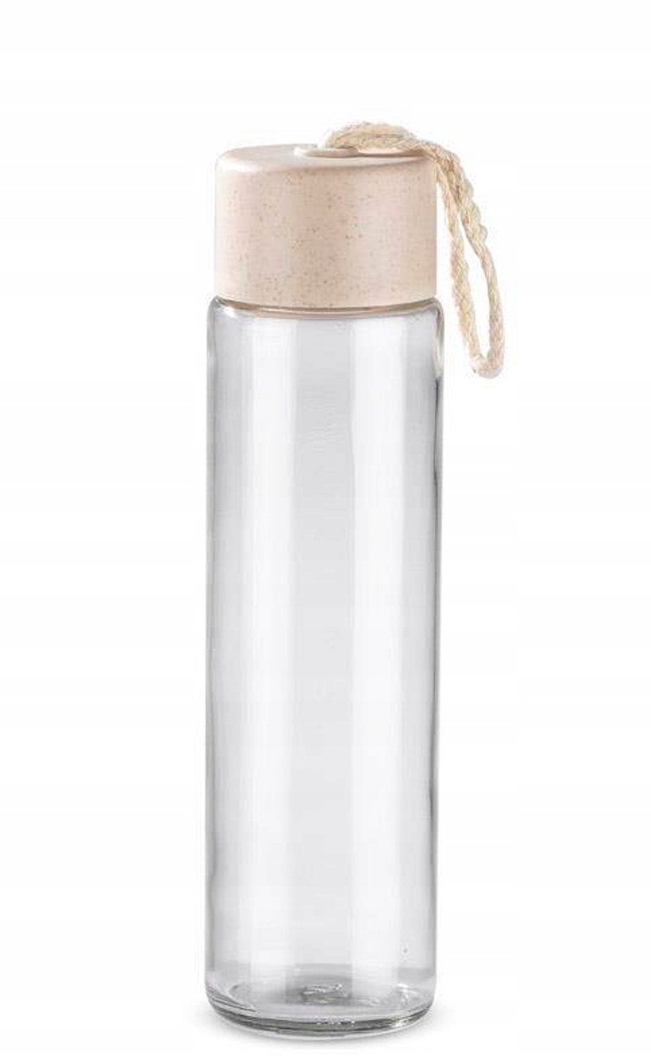 SKINNY glazen fles 350 ml - Bruin