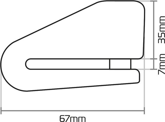 ART 4 Schijfremslot met alarm - Alarmslot - Disc lock - Alarm - Fatbike - e-bike - Motor - Scooter - Oxford van Oxford — afbeelding 5