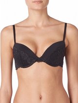Dorina Kanten beugel BH met vulling - Claire - Bh met vulling en 3/4 cups - Betaalbare bh - 75B - Zwart