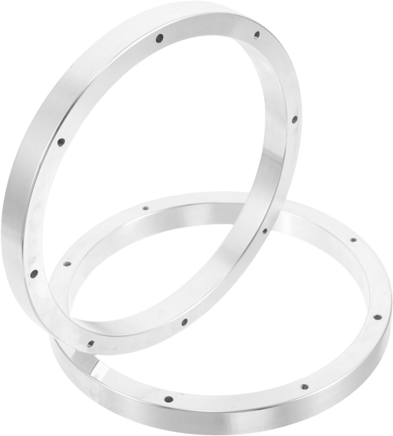 1 Paar Lichtgewicht Aluminium Legering Gasket voor Universele Audio Upgrade Duurzame Baffle Kits voor Geluidsverbetering