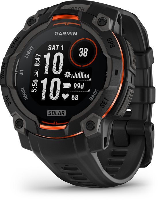 Garmin Instinct 3 Smartwatch Solar 50 mm Zwart - Garmin - €349,00