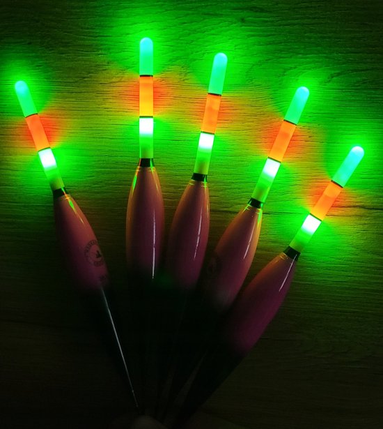 Merkloos LED Dobber 25g - Kleurwissel & Beetmelder Functie — afbeelding 4