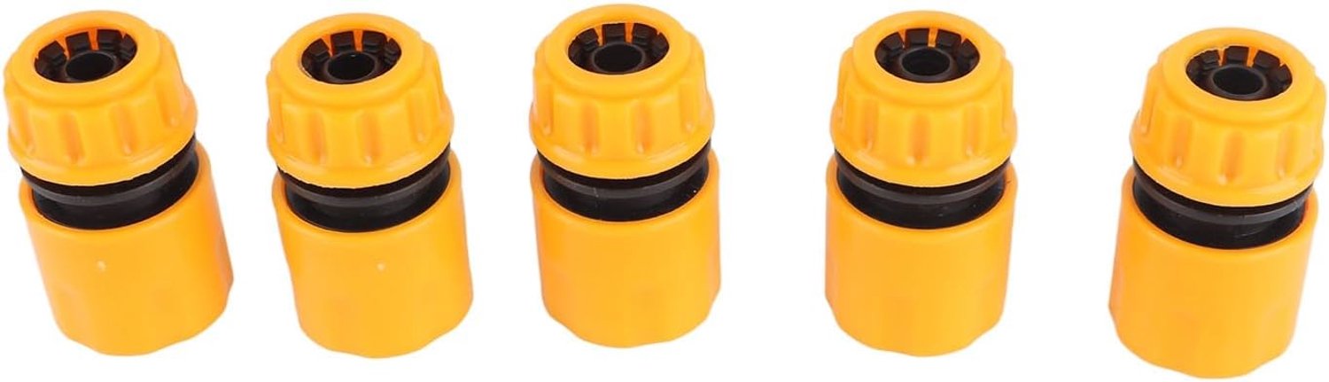 Slangadapter Pijpconnector Montage ABS Snelle Verbindingsset Kit Garden Water PLANT -Auto Wassen Geel Zwart