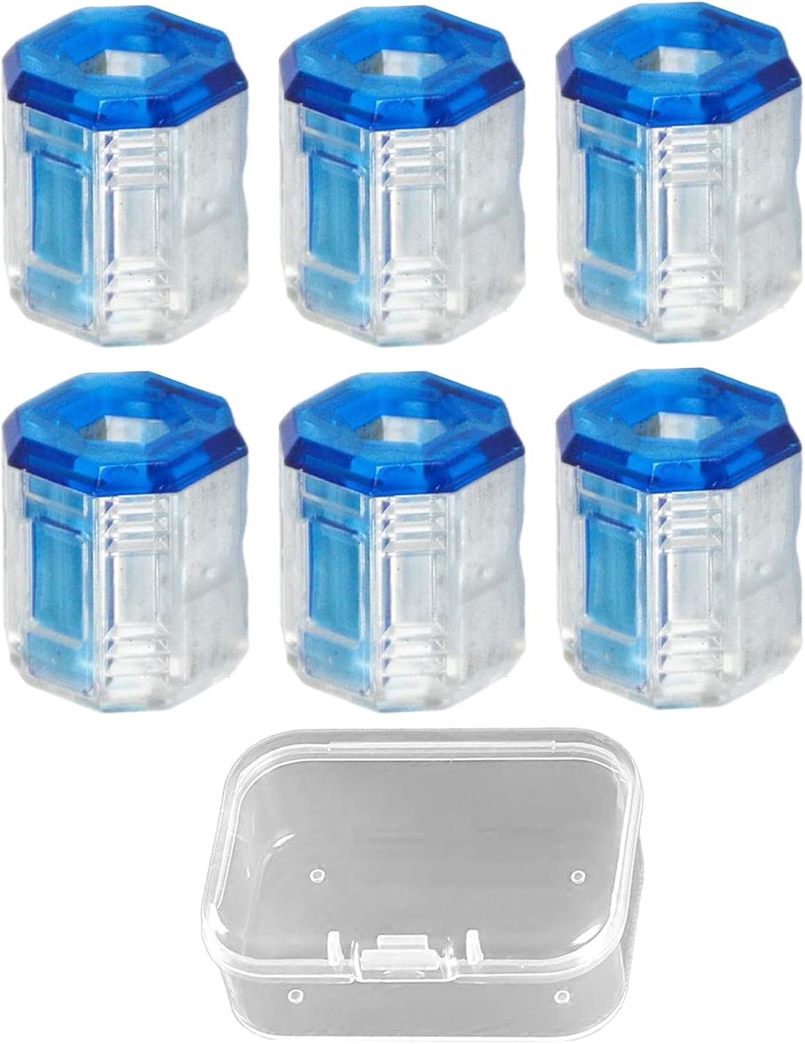 Sterke Magnetische Schroevenring | 6 Stukken Transparant Handgereedschap Accessoires,Magnetische Schroevendraaier Schroevendraaier | Voor Mannen Professionele Beginners Werknemers Ambachtslieden