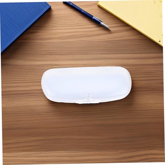 5 Stuks Delige Draagbare Transparante Matglazen Brillenkokers Harde Beschermhoes met Krasbestendige Coating Compact Lichtgewicht voor Zonnebrillen Leesbrillen Unisex Reis Organizer — afbeelding 5