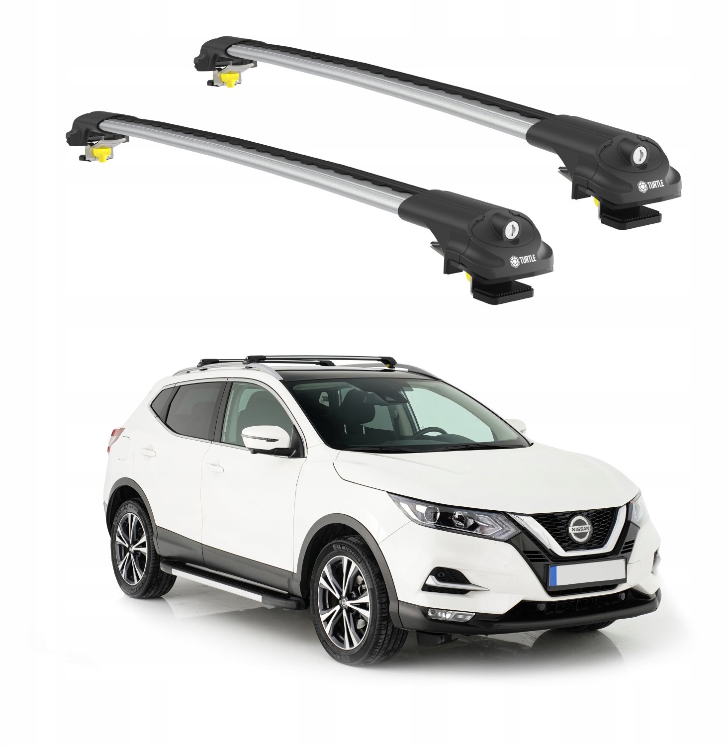 Dakdragers Turtle AIR-1 voor Nissan Qashqai II (2013+)