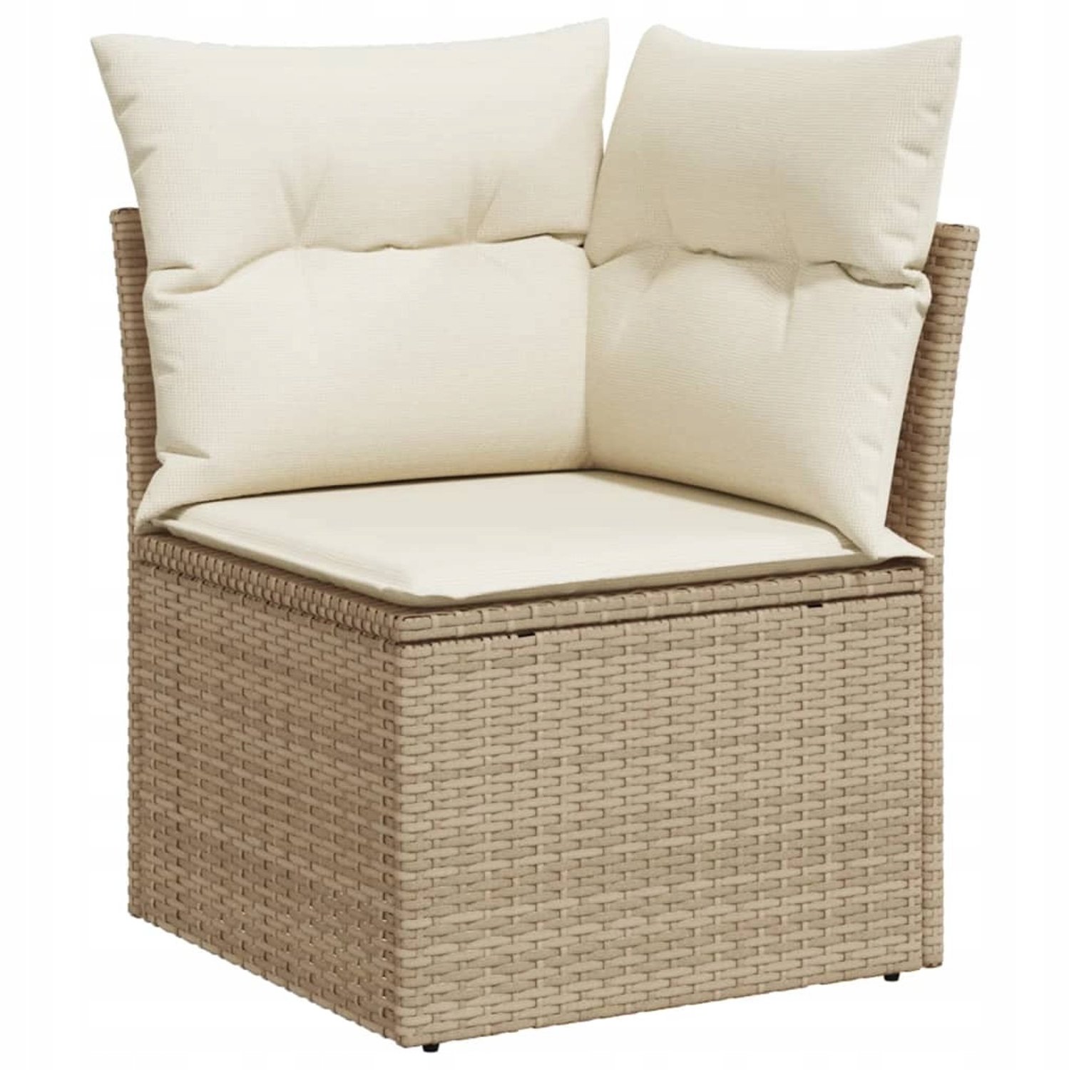 Modulaire Loungestoel voor Tuin, Balkon of Terras - Beige Technorattan