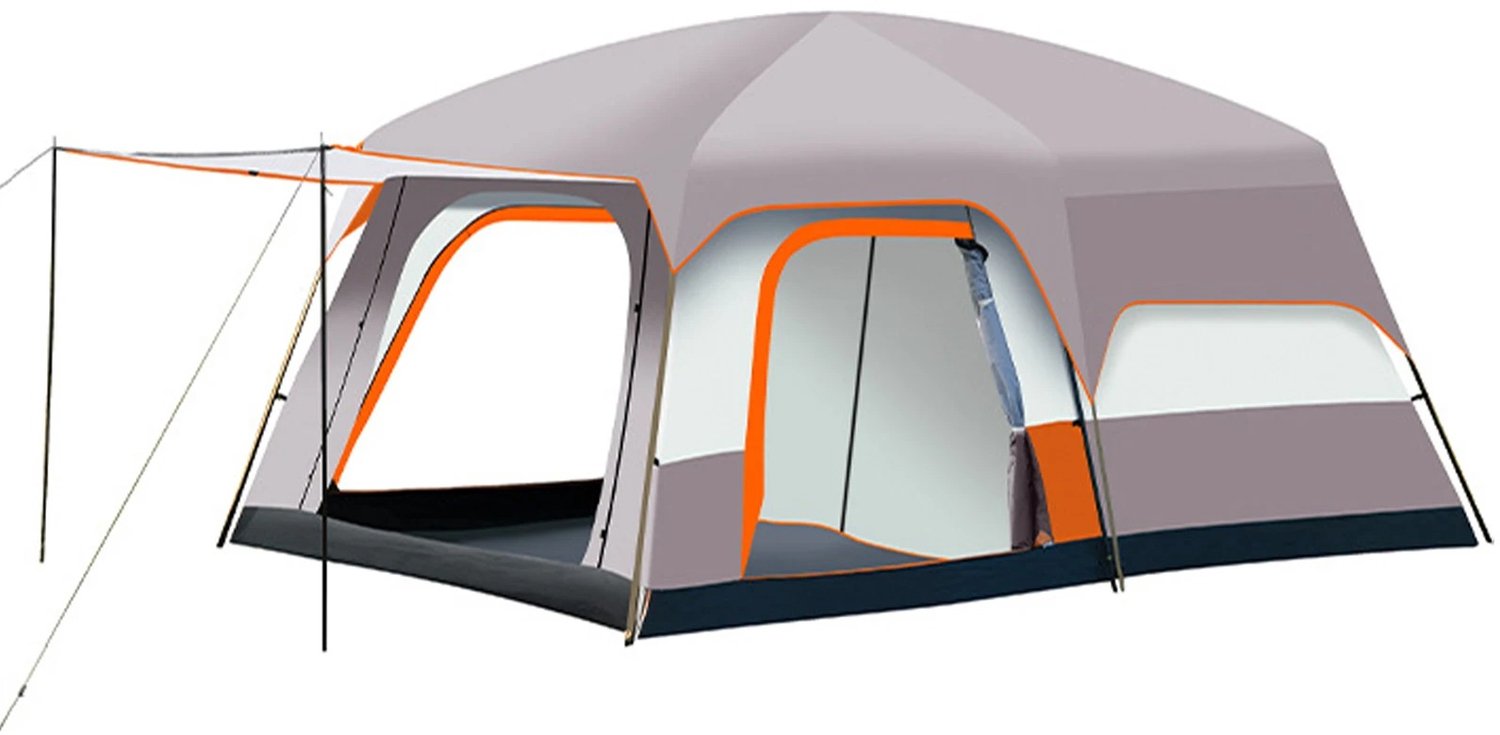 Chelsey-Store - Grote Familietent met Kamers - Waterdicht - 410x305x200CM - Polyester - Twee Slaapkamers en Eén Woonkamerontwerp