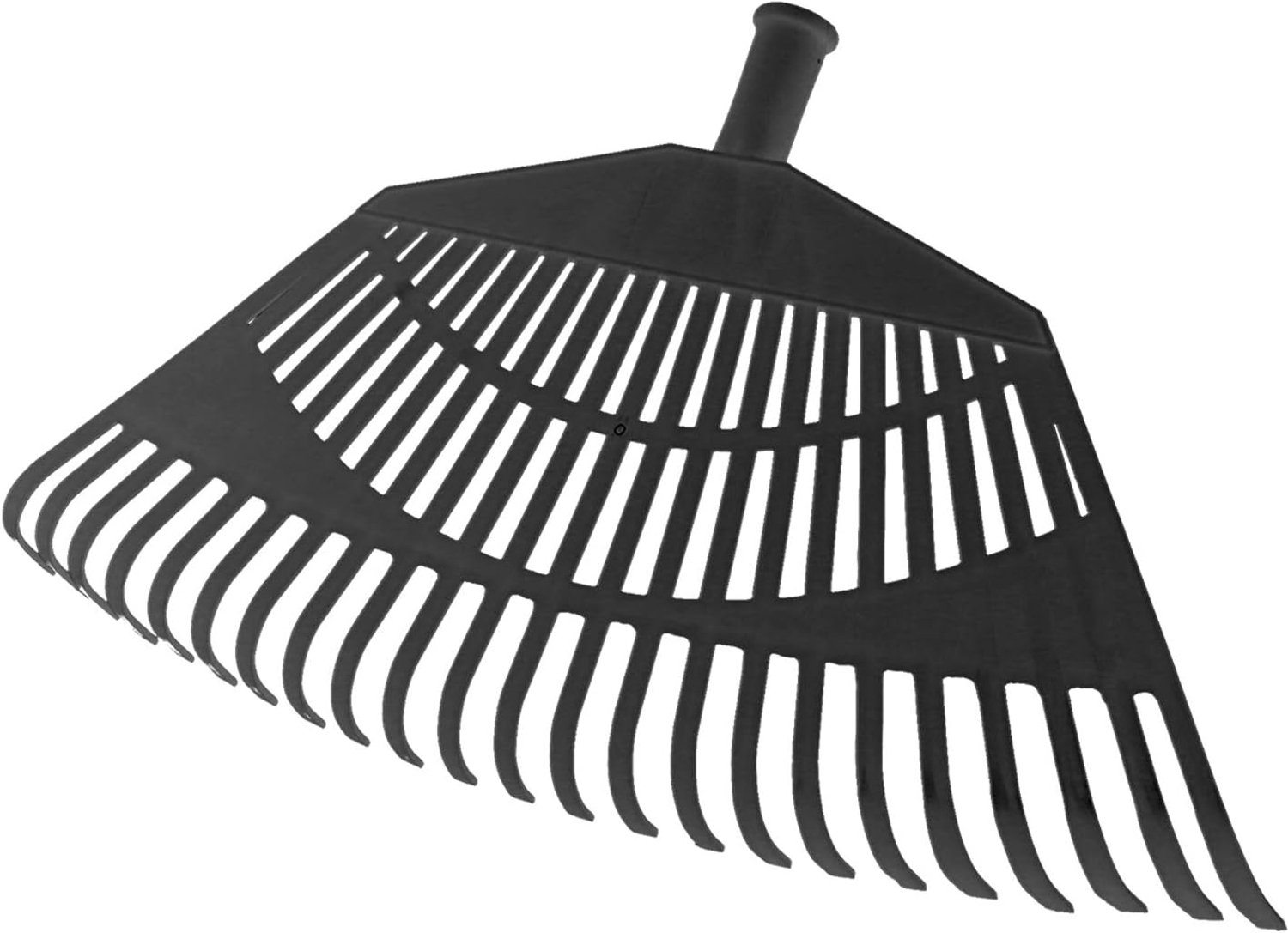 hark voor de tuin, kunststof, zwart, 32 tanden