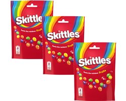 Skittles Taste The Rainbow Fruits - Multipack - Kauwdragees - 456g (3x152g)