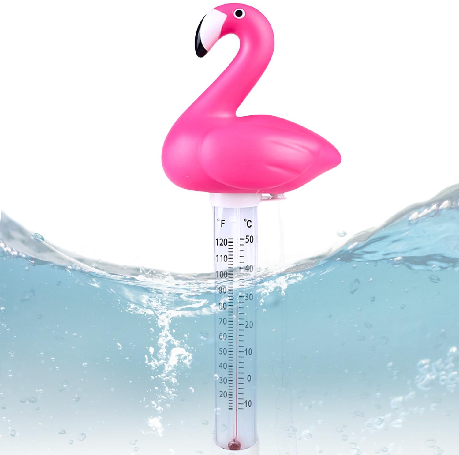 Zwembad Thermometer Onbreekbaar - Vloeibare Waterthermometer - Roze - Perfect voor babyzwembad - ShopVlot