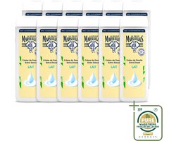 Le Petit Marseillais 12 x – Douchecrème – Lait – 400 ml - Douchecrème - Lait Douchecrème - Hydraterende Douchecrème - Zachte Douchecrème - Natuurlijke Douchecrème