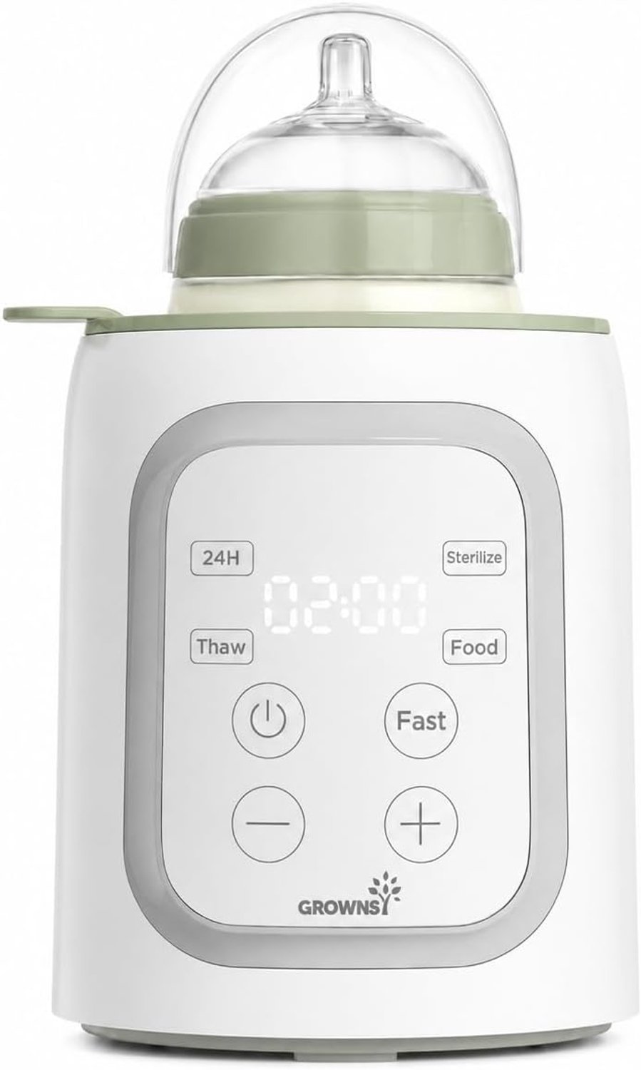 Grownsy Flessenwarmer voor baby's, snelle en nauwkeurige - ShopVlot