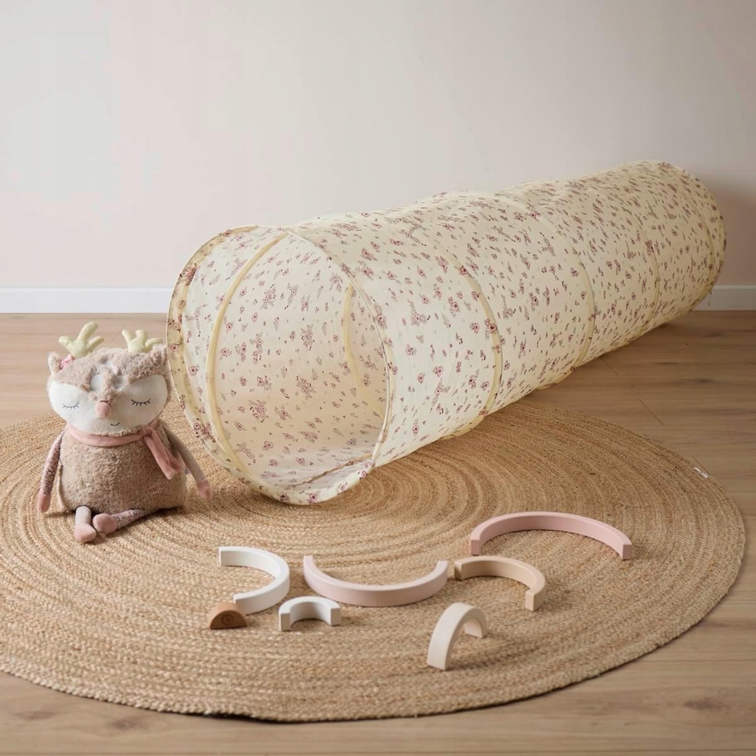 Kleurrijke Speeltunnel voor Kinderen - 180cm - Opvouwbaar - Retro Stijl
