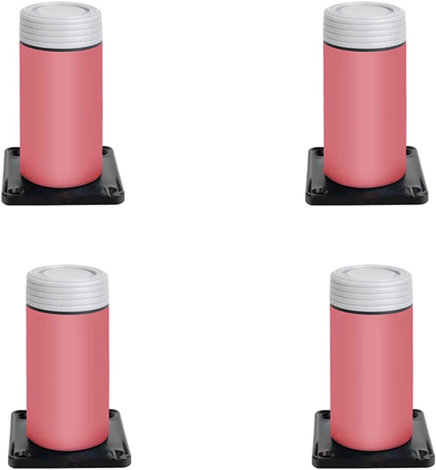 Meubelpoten Van Kunststof,Verkrijgbaar In Vele Maten En Kleuren (Kleur : Rood, Maat : 12cm/4.7inch)