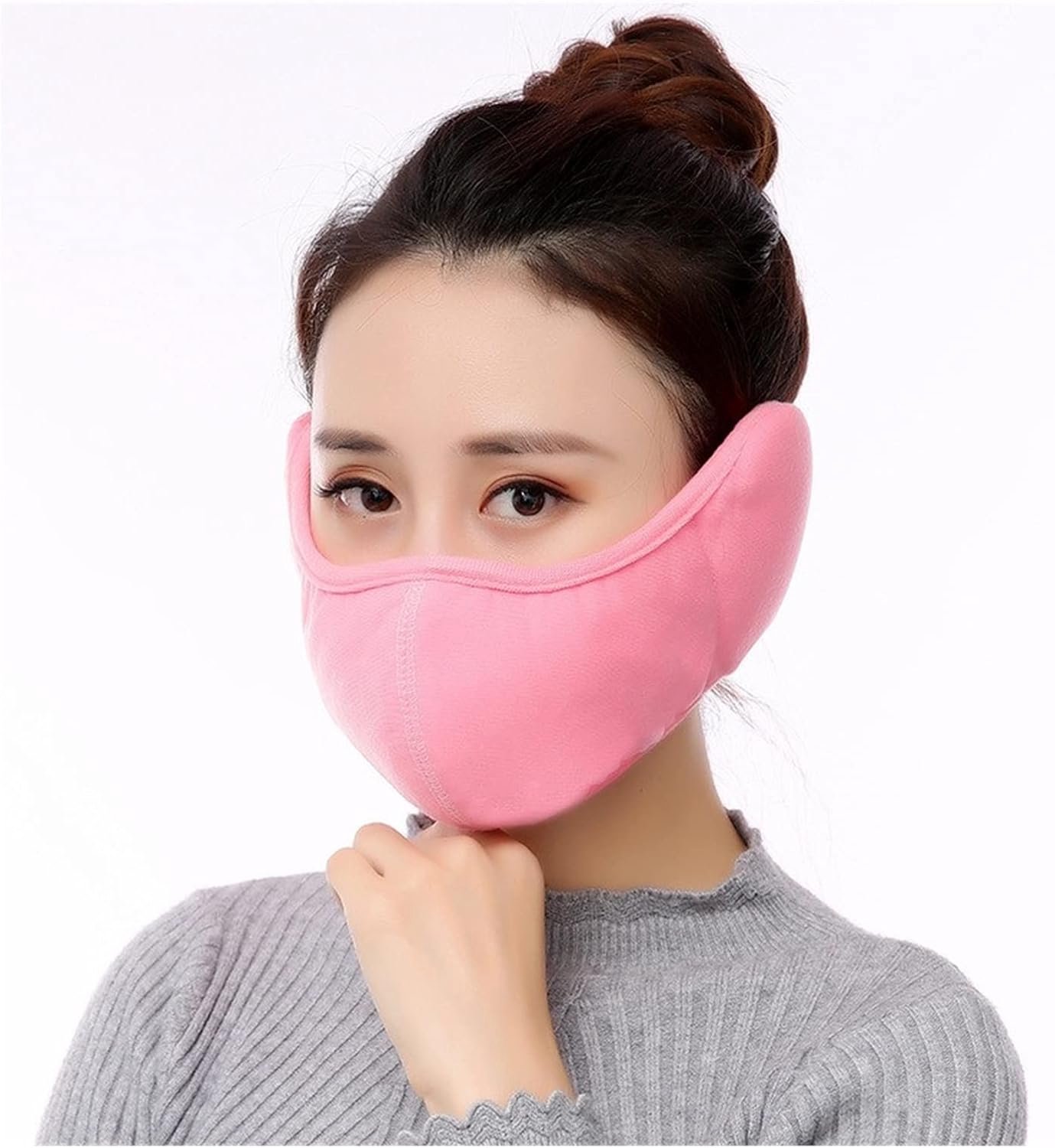Winter Oorkappen Winter Outdoor Rijden Oorbeschermers Plus Fluwelen Unisex Earmuff Vrouwen Mannen Winddicht Oor Muff Oor Warmer Anlk Accessoires Oorwarmers(Purple)