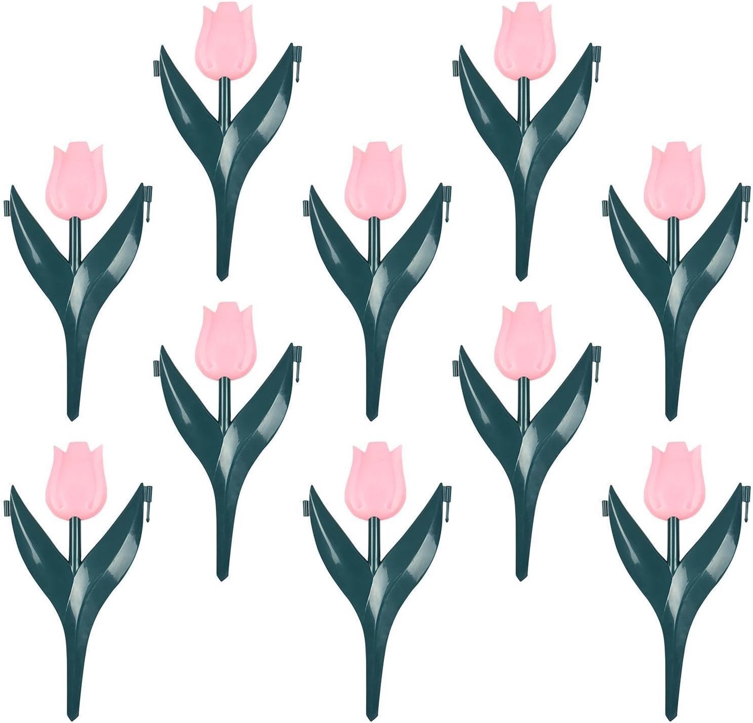 Tuinrand 10 stuks bloemvormige kunstmatige decoratieve tuinafscheiding