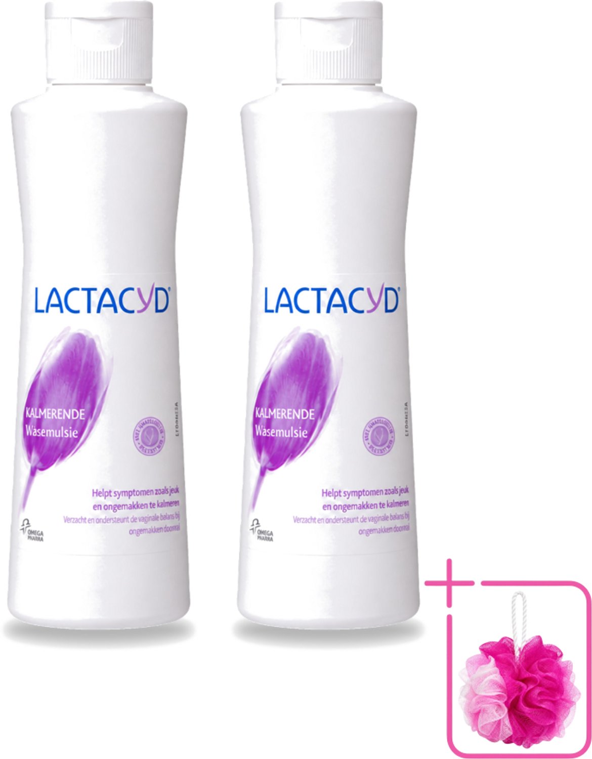 2 x Lactacyd – Kalmerend – Verzachtend – 250 ml - Bulkverpakking - Intieme verzorging - Douchemop - Jeuk