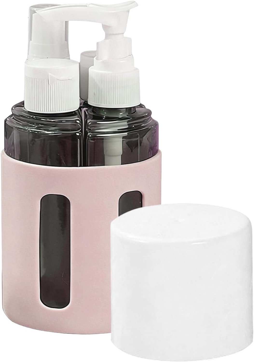 Reisflessen voor toiletartikelen - Waterdicht Draagbaar Oplaadbaar, Set van 4 Flessen Reisdispenser | Voor Vrouwen Shampoo Conditioner Lotion, Camping Wandelen Vakantie