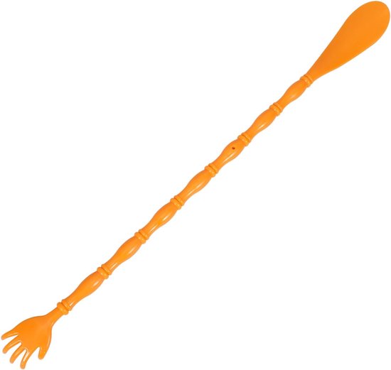 Handmatige Lange Back Scratcher met Schoenlepel Draagbare Rugkrabber voor Directe Jeukverlichting Veilig Oppervlak Geschikt voor Ouderen Zwangere Vrouwen Geschenk — afbeelding 4