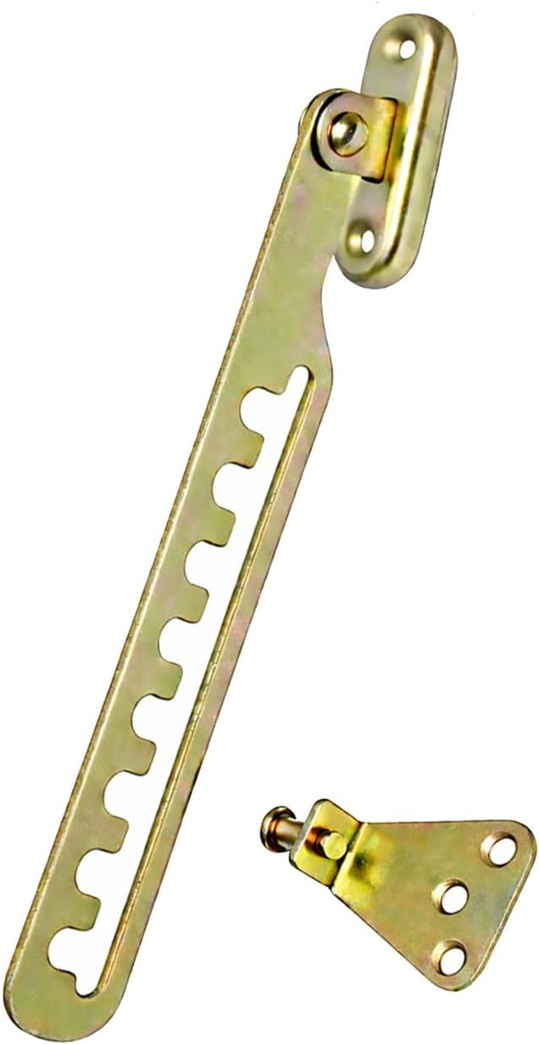 Vensterstang, kantelbeveiliging, raamschaar, kantelschaar, 172 geel, verzinkt.