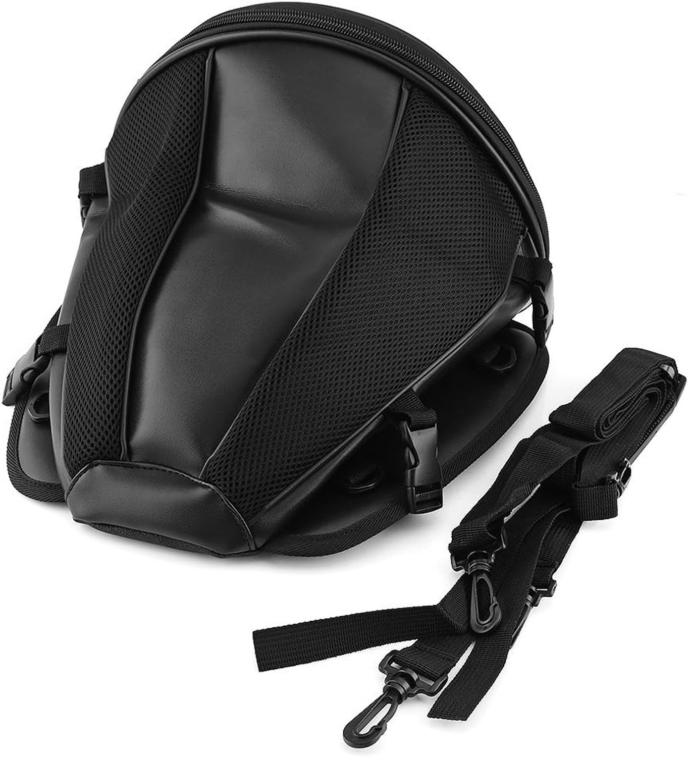 motorfiets staarttas achterbank opbergtas met sterke riemen voor motorfiets crossmotor dual sport zwart 29 x 29 x 21 cm