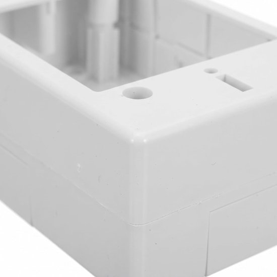 2 Stuks Type Plastic Junction Box Surface Mount Outdoor Elektrische Behuizing Waterdichte Wanddoos voor Veiligheid Snelle Installatie Bij Bedrading — afbeelding 5