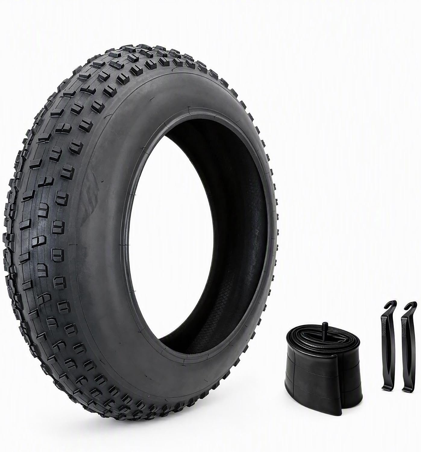 16x4.0 Fietsband 16x4.0 Dikke Band Ingebouwde Stalen Draad | 16 Inch Fietsband en Binnenbandset met Bandenlichters | Compatibel met 16x4 Stadsfiets/Mountainbike