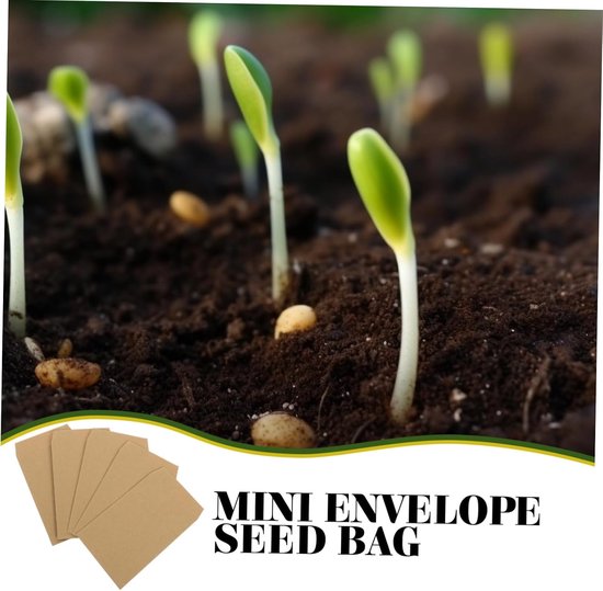 100 Stuks Mini-enveloppen Opbergzakken Papieren Enveloppen Voor Geld — afbeelding 4