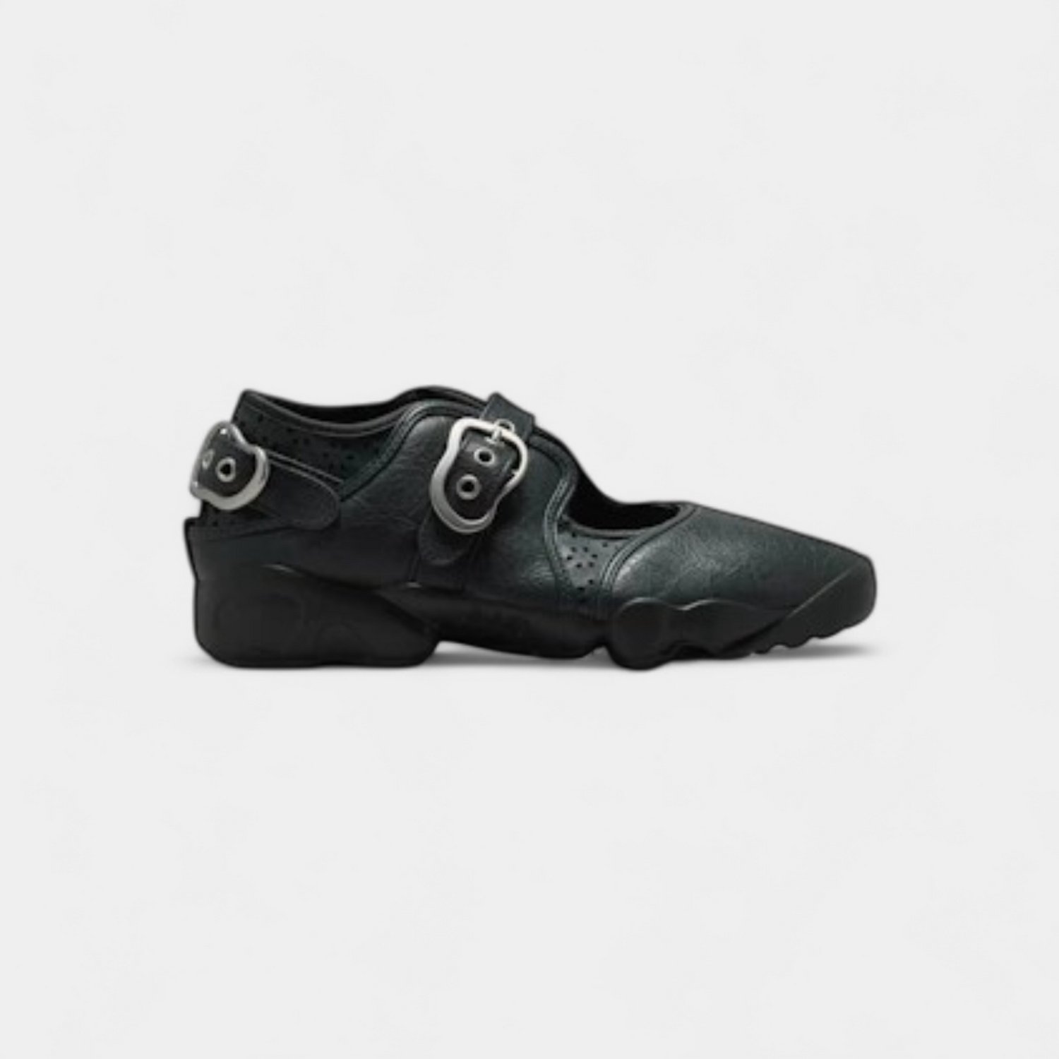 Nike Air Rift Leather Metallic Grijs