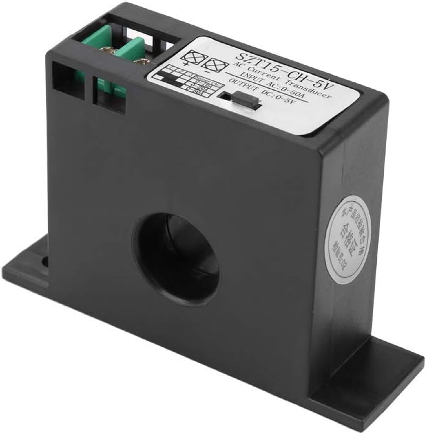 Current Sensor AC Power Inverter Transmitter Current Mutual Inductor AC 0-50A To DC 0-5V SZT15-CH-5V Current - ShopVlot