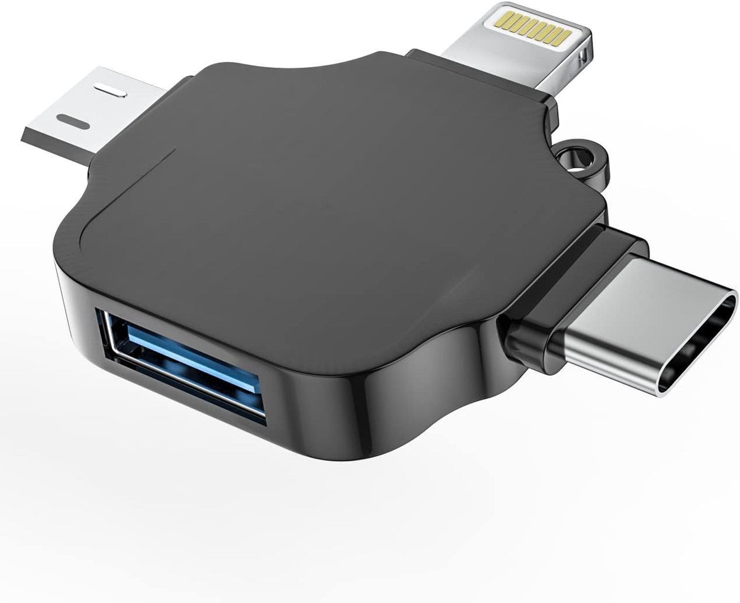 OTG Adapter USB Vrouwelijk naar Type C Lightning Micro Mannelijke 3in1 Converter voor iPhone 14 13 voor iPad - ShopVlot
