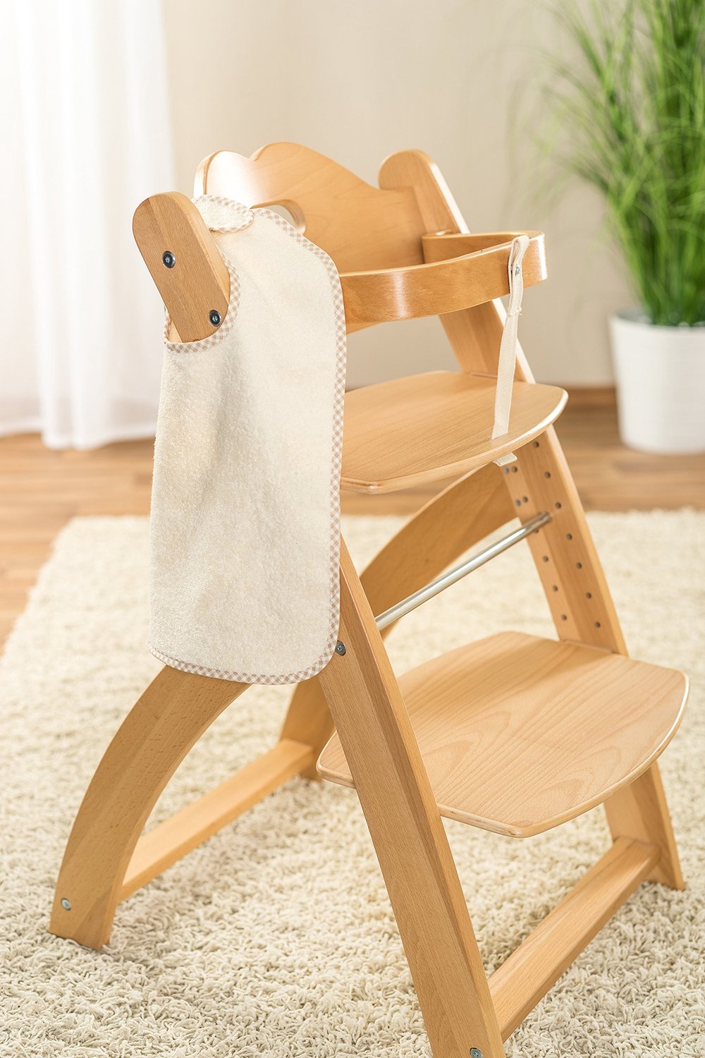 SnelShoppen - Set van 2 Absorberende Babyslabbetjes - 100% Katoen, Oeko-Tex® Standaard 100, Verstelbaar, Kinderslabbetjes met Drukknop voor Baby's en