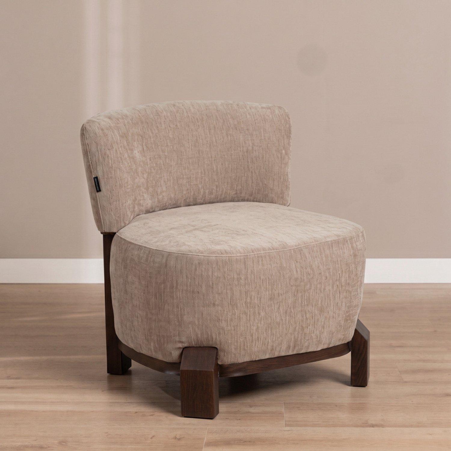 Bronx71 Fauteuil Bliss velvet beige