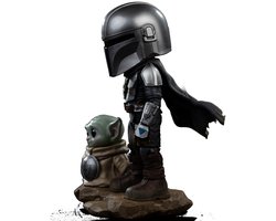 Iron Studios Star Wars: The Mandalorian - Minico Figuur - Mandalorian And Grogu