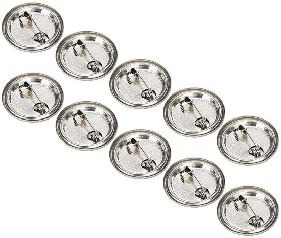 100 stuks pinknop ronde veiligheidsbadge embleem medaille onderdelen benodigdheden voor handwerk geschenken souvenirs (25MM metal badges 100 sets) — afbeelding 5