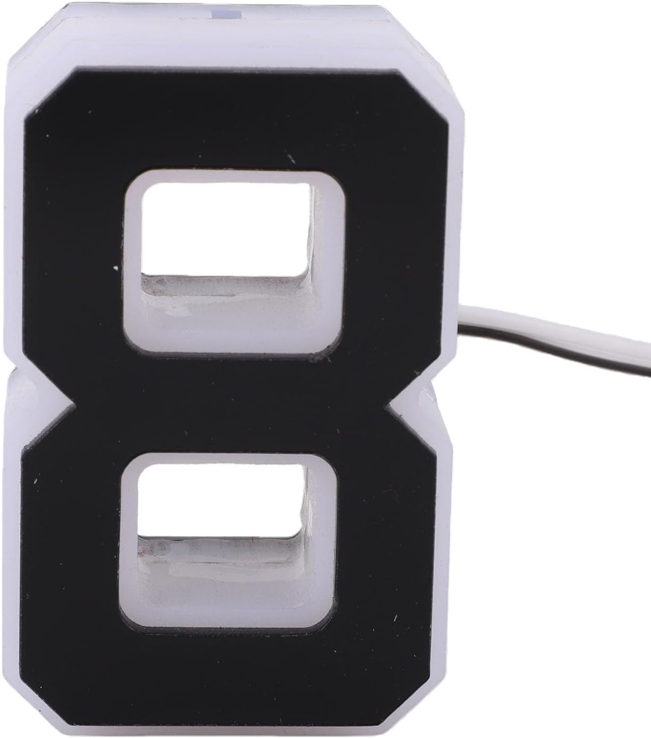 Jeanoko Verlicht Huisnummer 8 Elegant Ontwerp LED-adresnummer voor Hotels