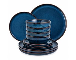 GIFTSET 12PCS DINNER SET BLUE