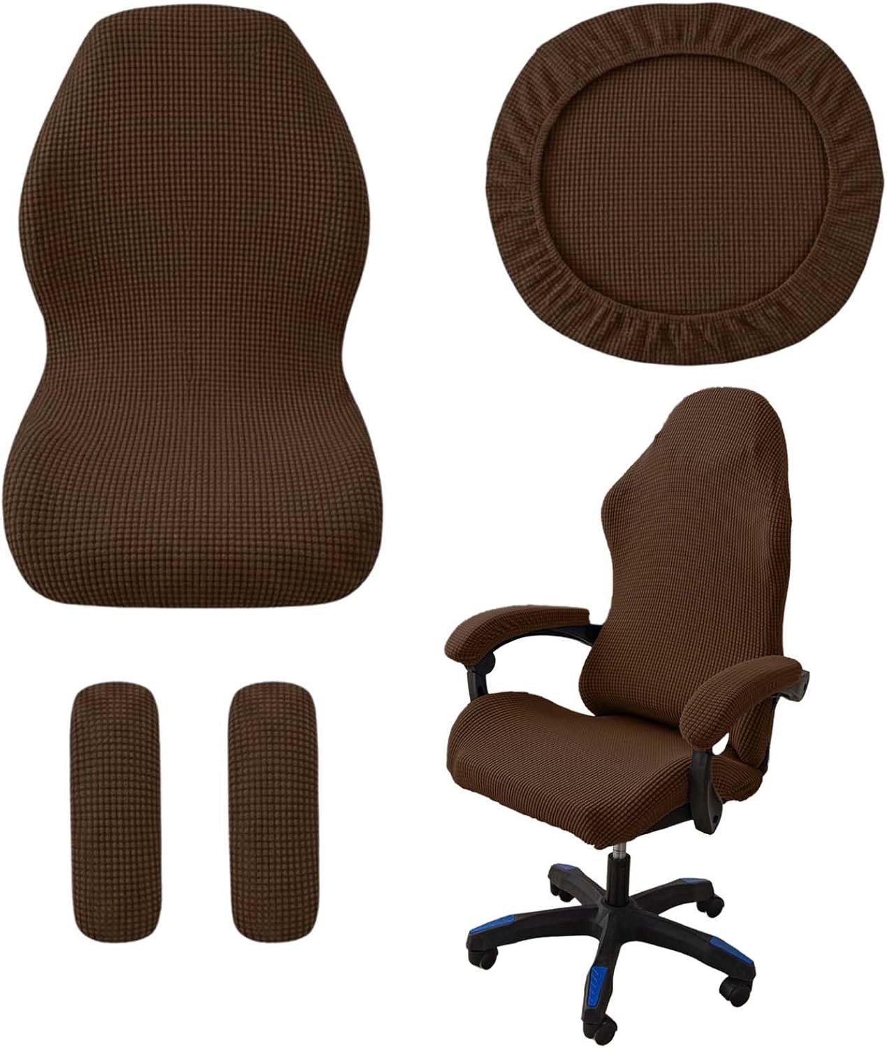 Gaming Stoelhoezen - Multicolor - Set van 4 - Wasbare en Ademend - Voor Gaming- en Bureaustoelen