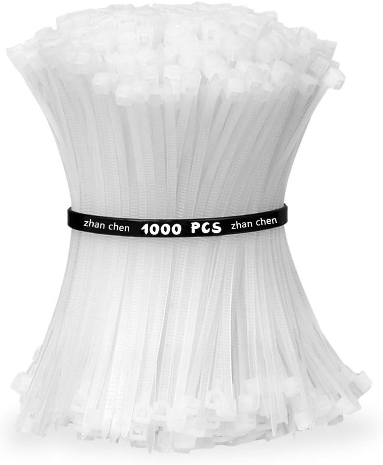 Kabelbinders 100mm x 3mm - Witte Nylon - UV- en hittebestendig - Voor stevige bevestiging - ShopVlot