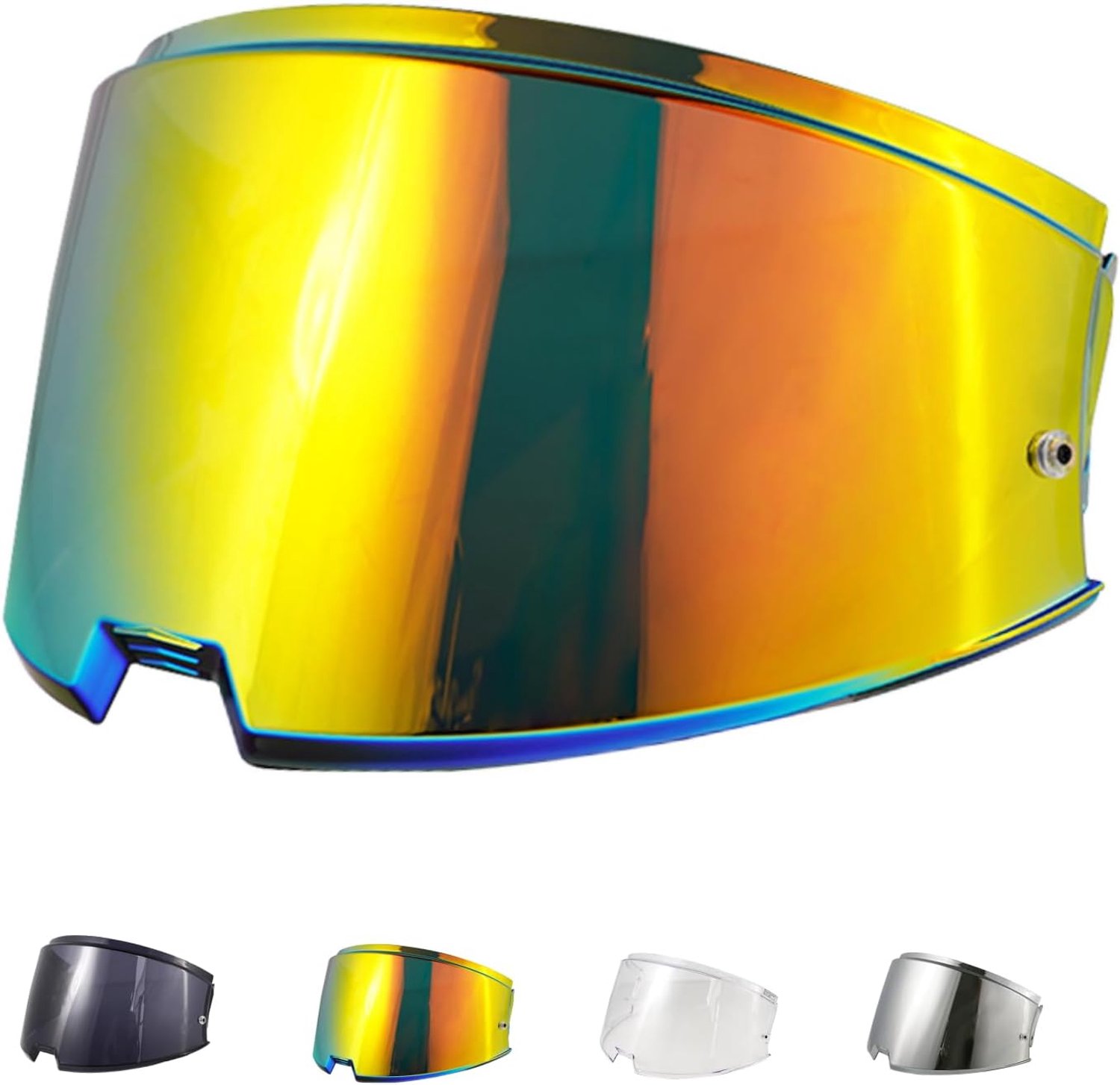 Helm vizier voor FF906 Advant Flip Up Helm, motorfiets helm vizier, motorfiets windscherm helm lens vizier, vervanging helm vizier helm accessoires (Rood)
