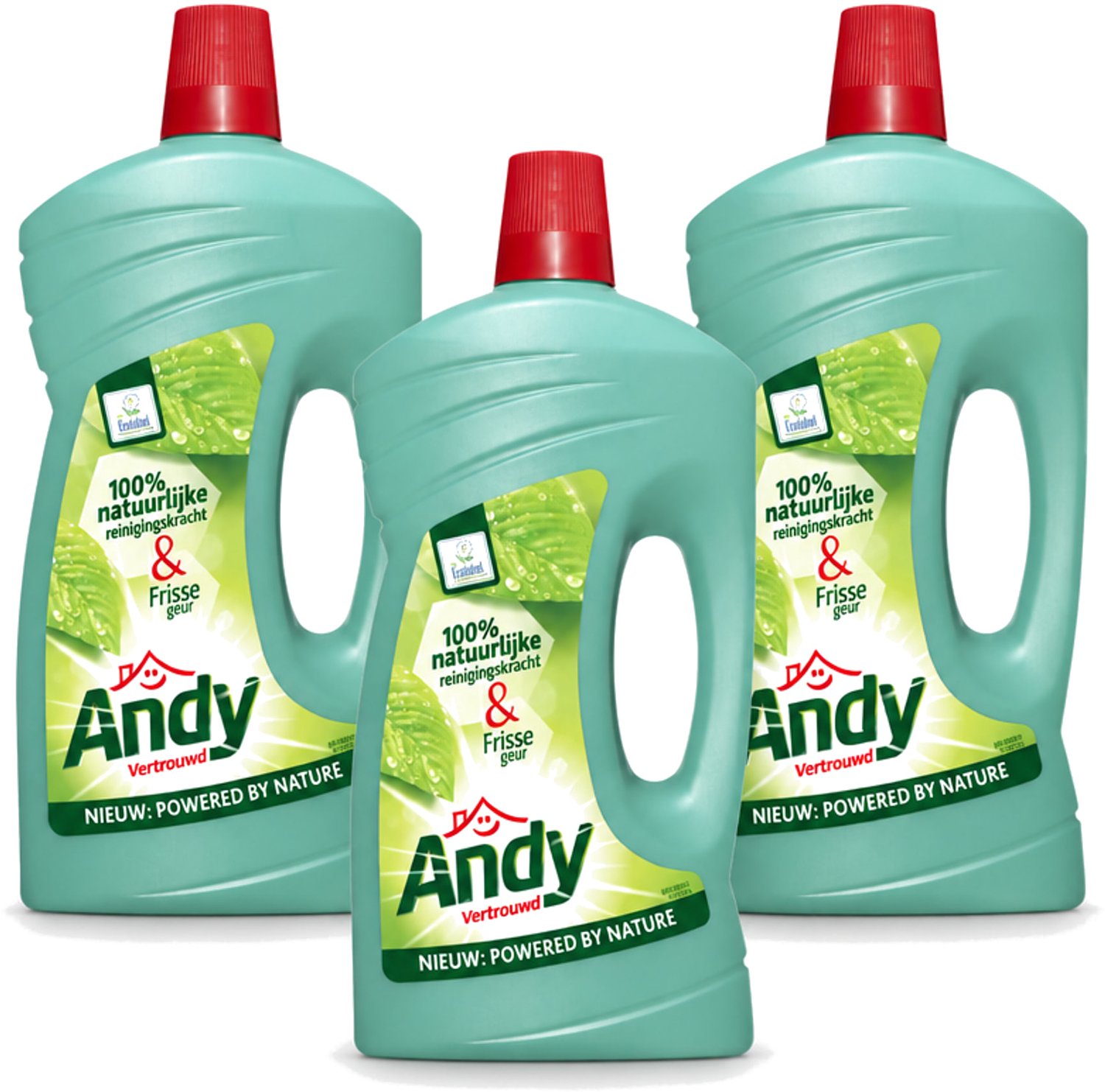 3 x Andy - Vertrouwd - Allesreiniger - Fris & Vertrouwd - 1L - Voordeelverpakking - 3 stuks